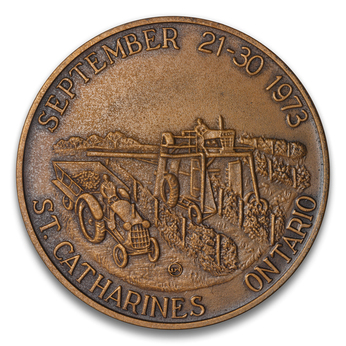 St Catharines, ON (Cu) Niagara Grape & Wine Festival Base medal 1973