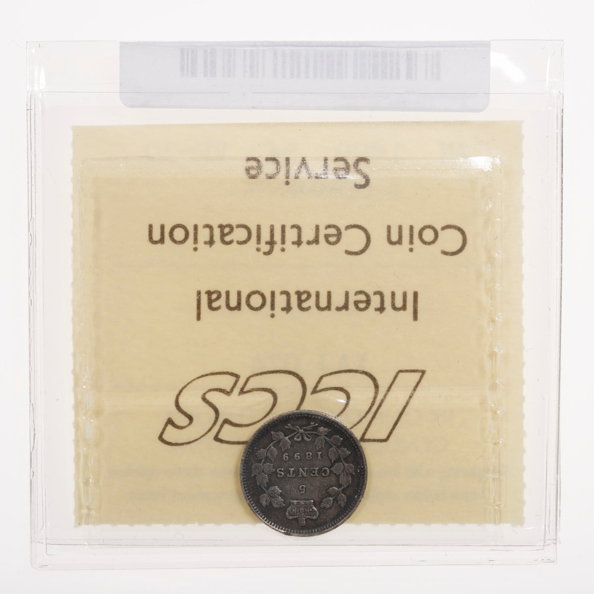 5 Cent 1899 ICCS VF-20