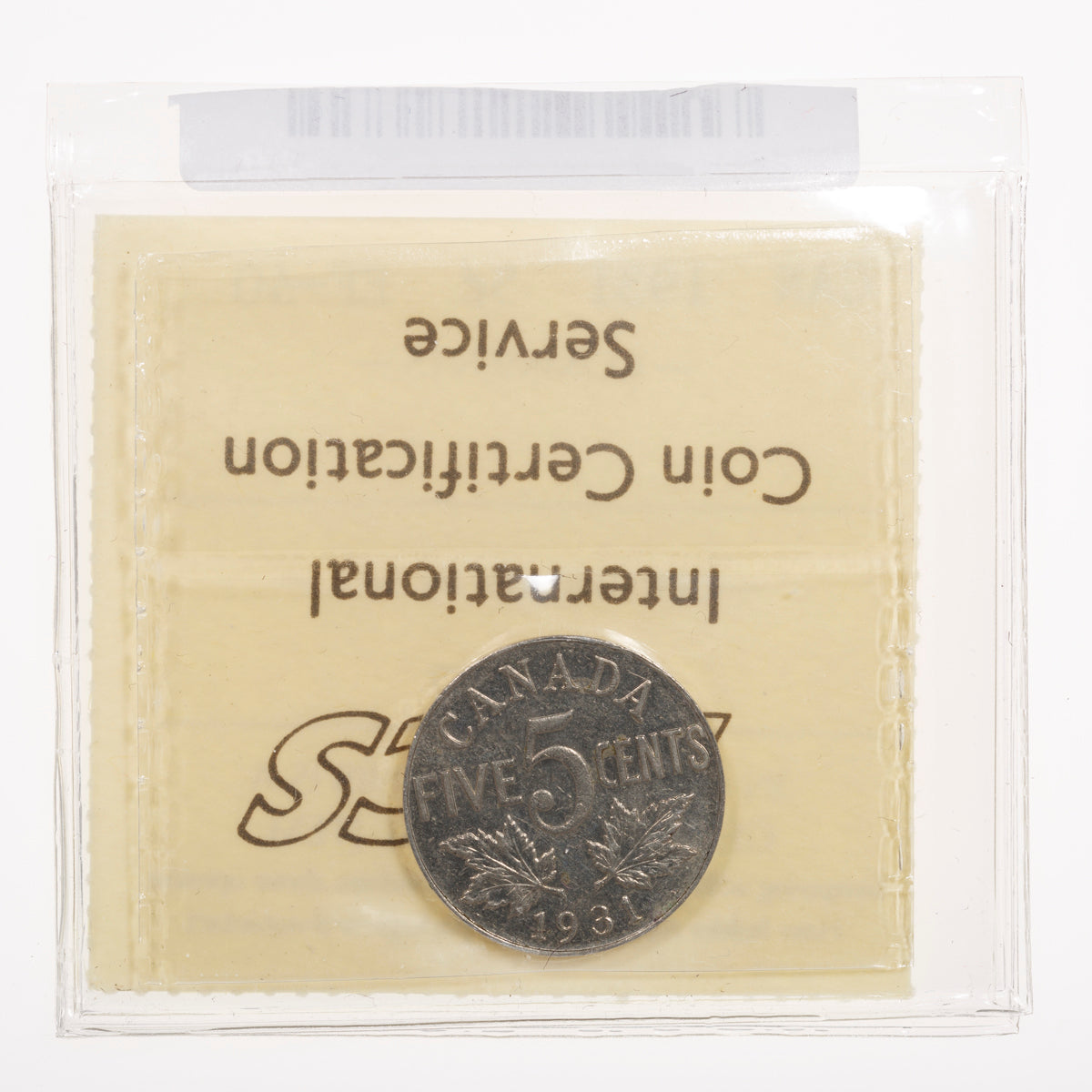 5 Cent 1931 ICCS EF-40