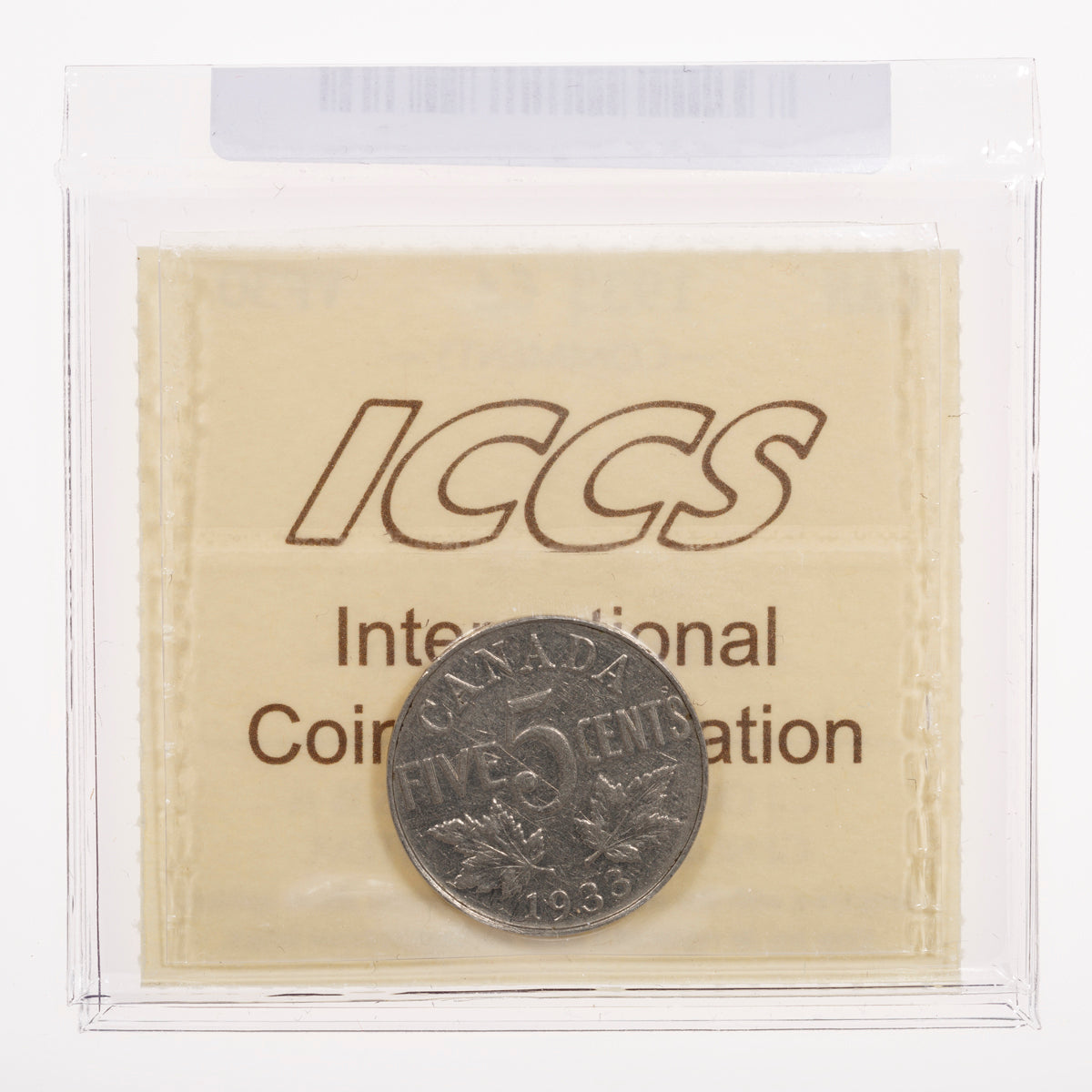 5 Cent 1933 ICCS VF-30