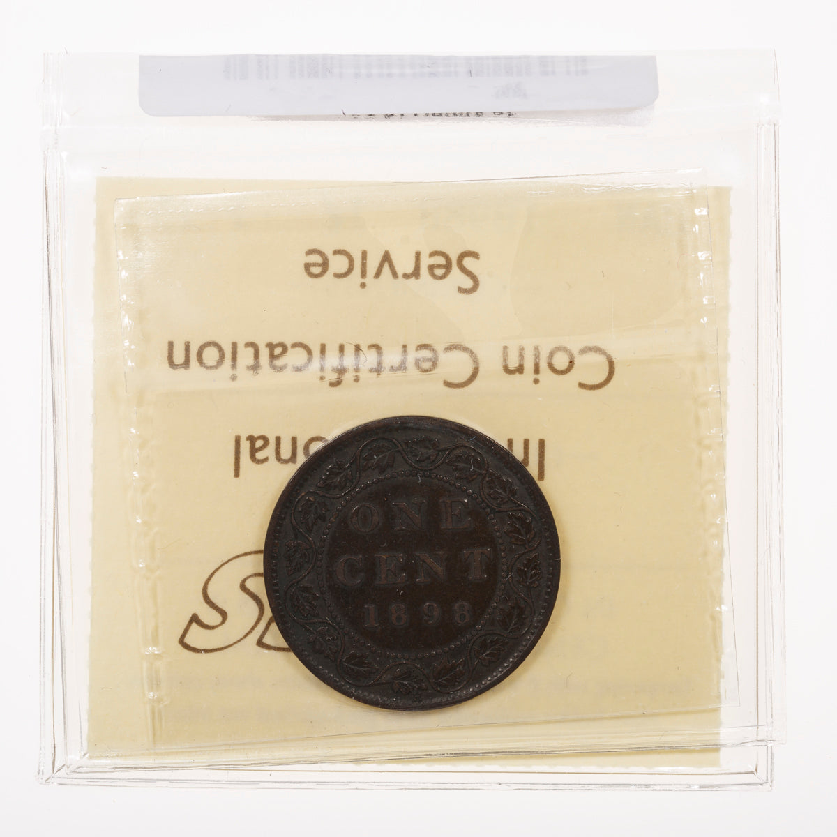 1 Cent 1898H ICCS F-15