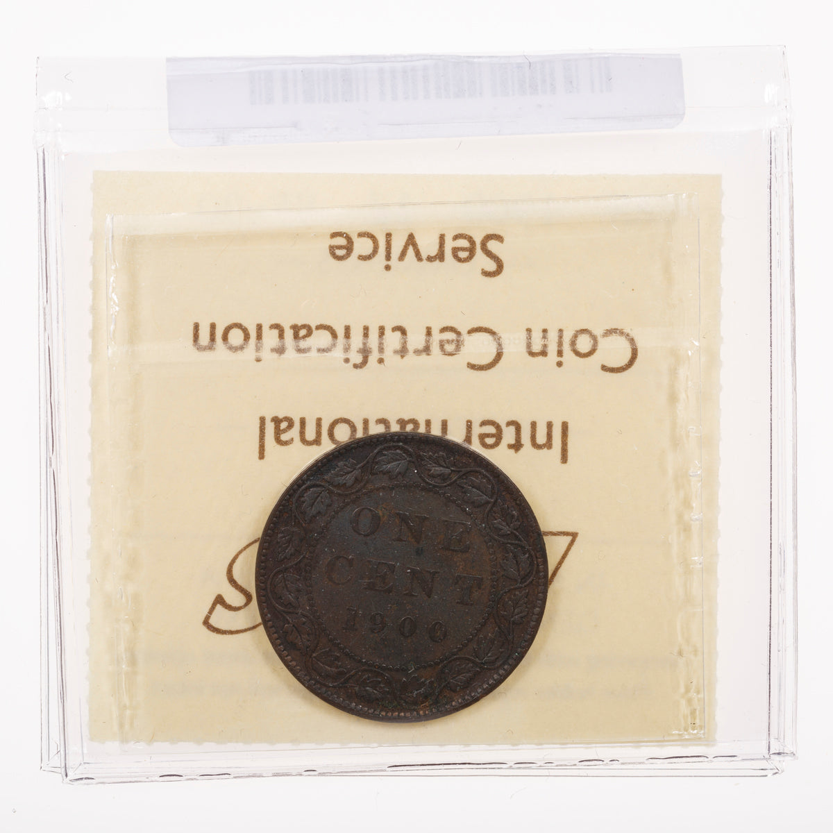 1 Cent 1900 ICCS VF-30