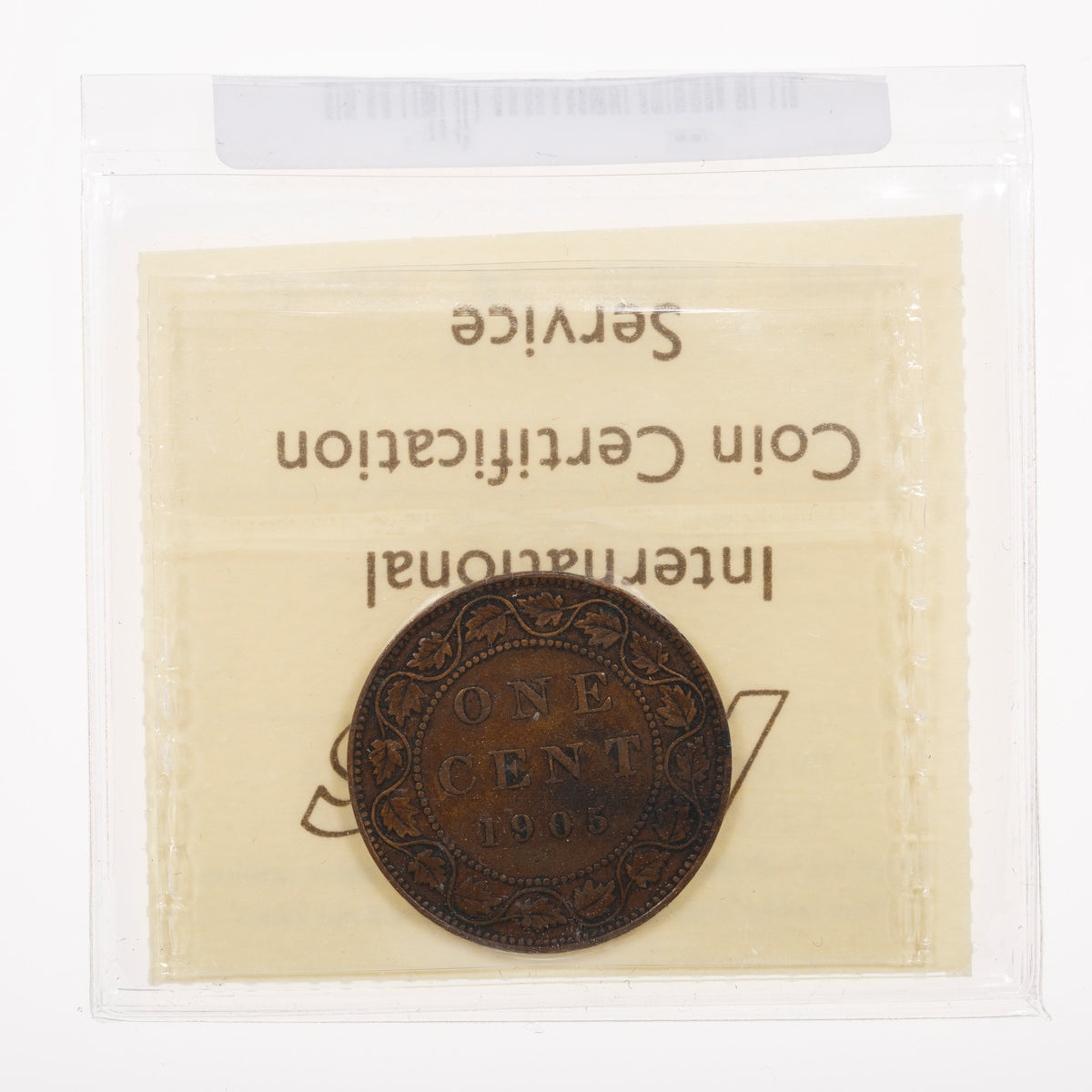 1 Cent 1905 ICCS EF-40
