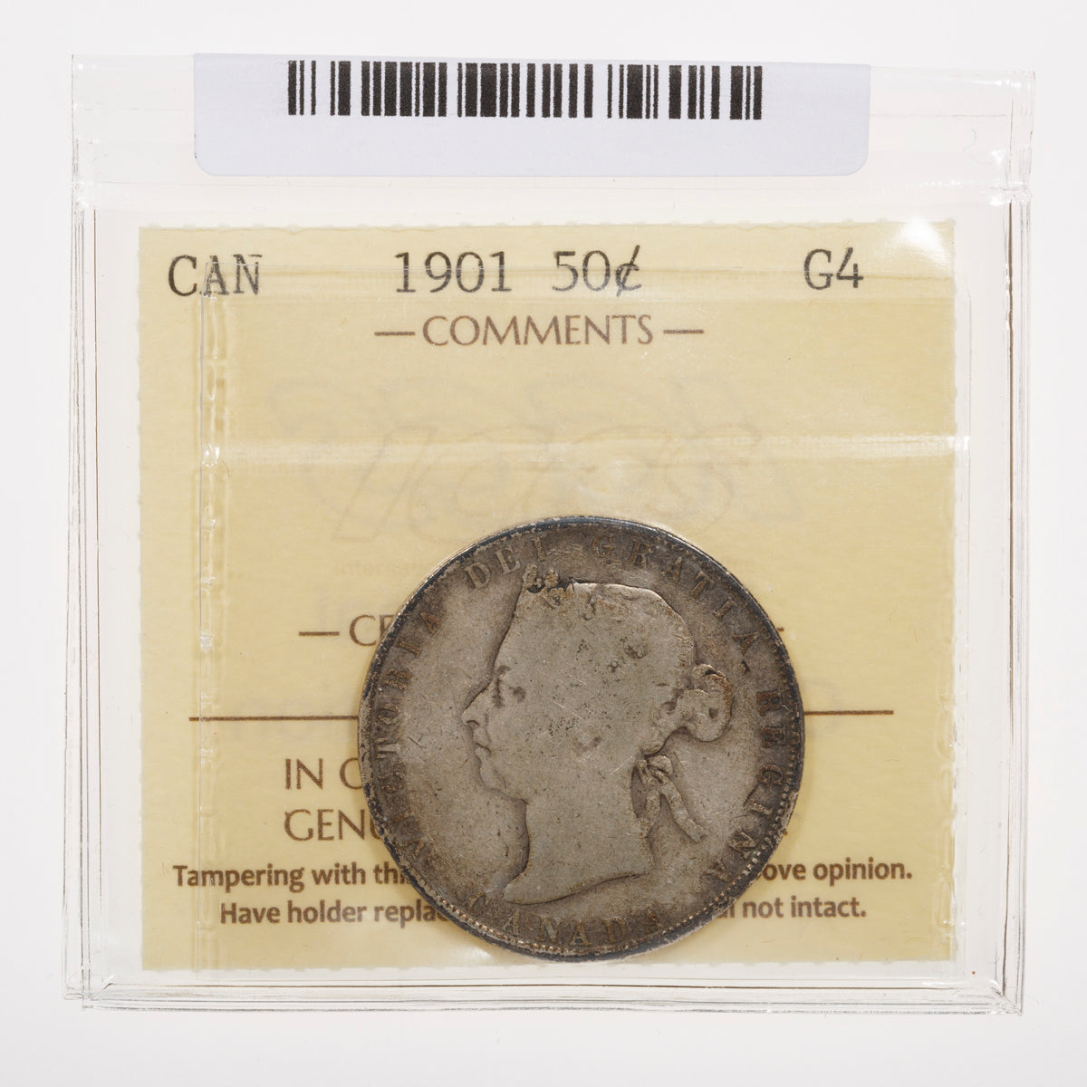 50 Cent 1901 ICCS G-4