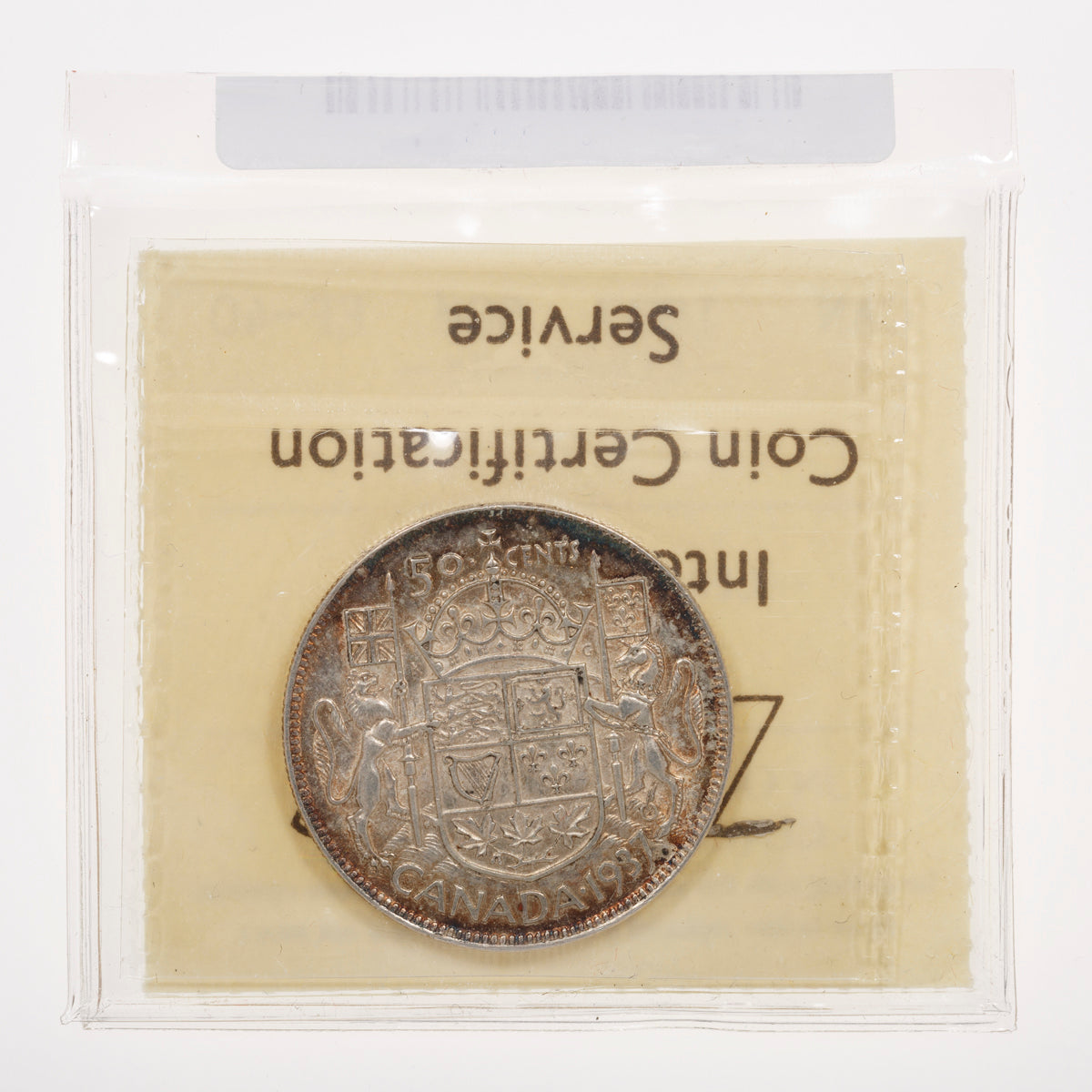 50 Cent 1937 ICCS EF-40