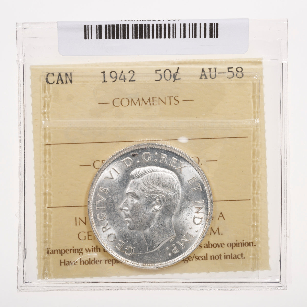 50 Cent 1942 ICCS AU-58