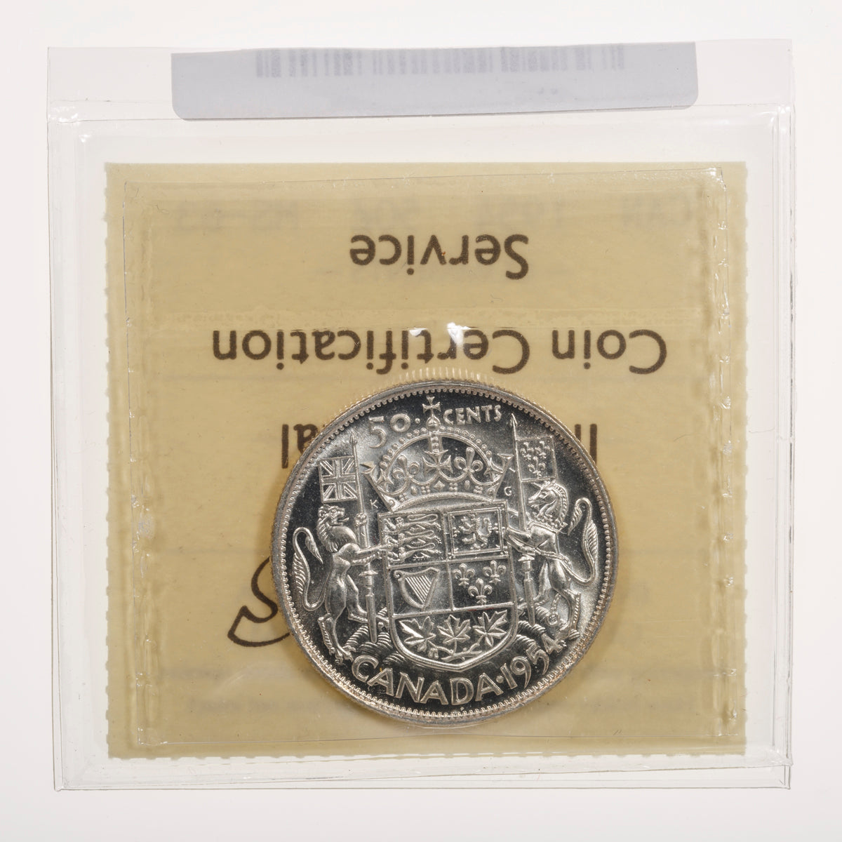 50 Cent 1954 ICCS MS-63