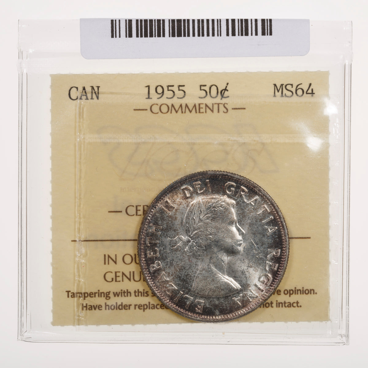 50 Cent 1955 ICCS MS-64
