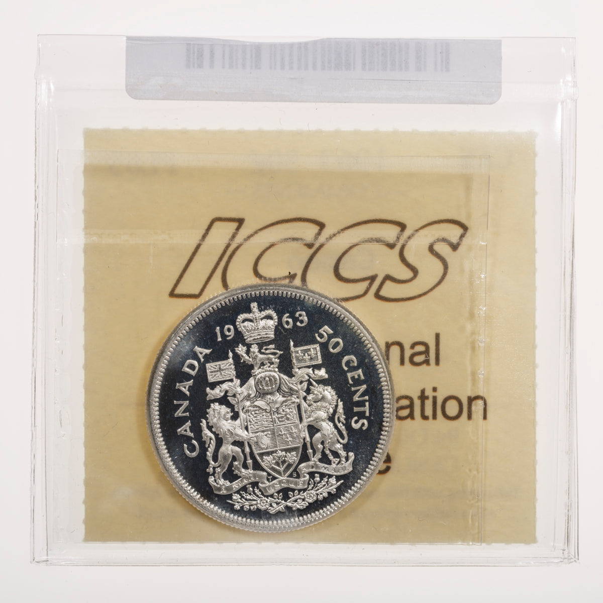 50 Cent 1963 Cameo ICCS PL-65