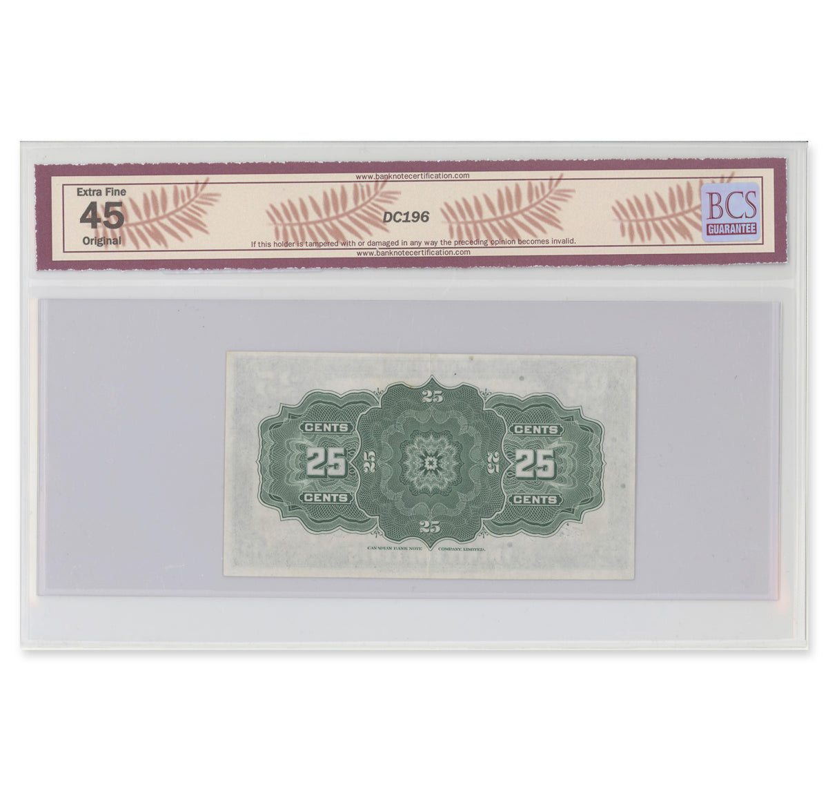 25 Cent 1923 DC-24d Campbell-Clark BCS EF-45