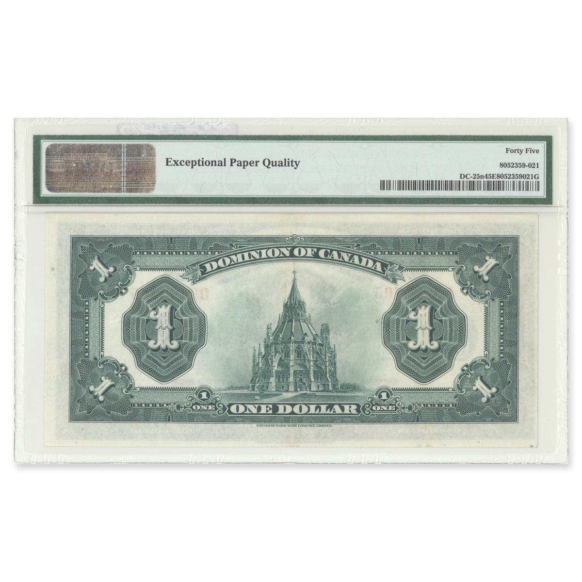 $1 1923 DC-25n Campbell-Sellar Prefix D PMG EF-45