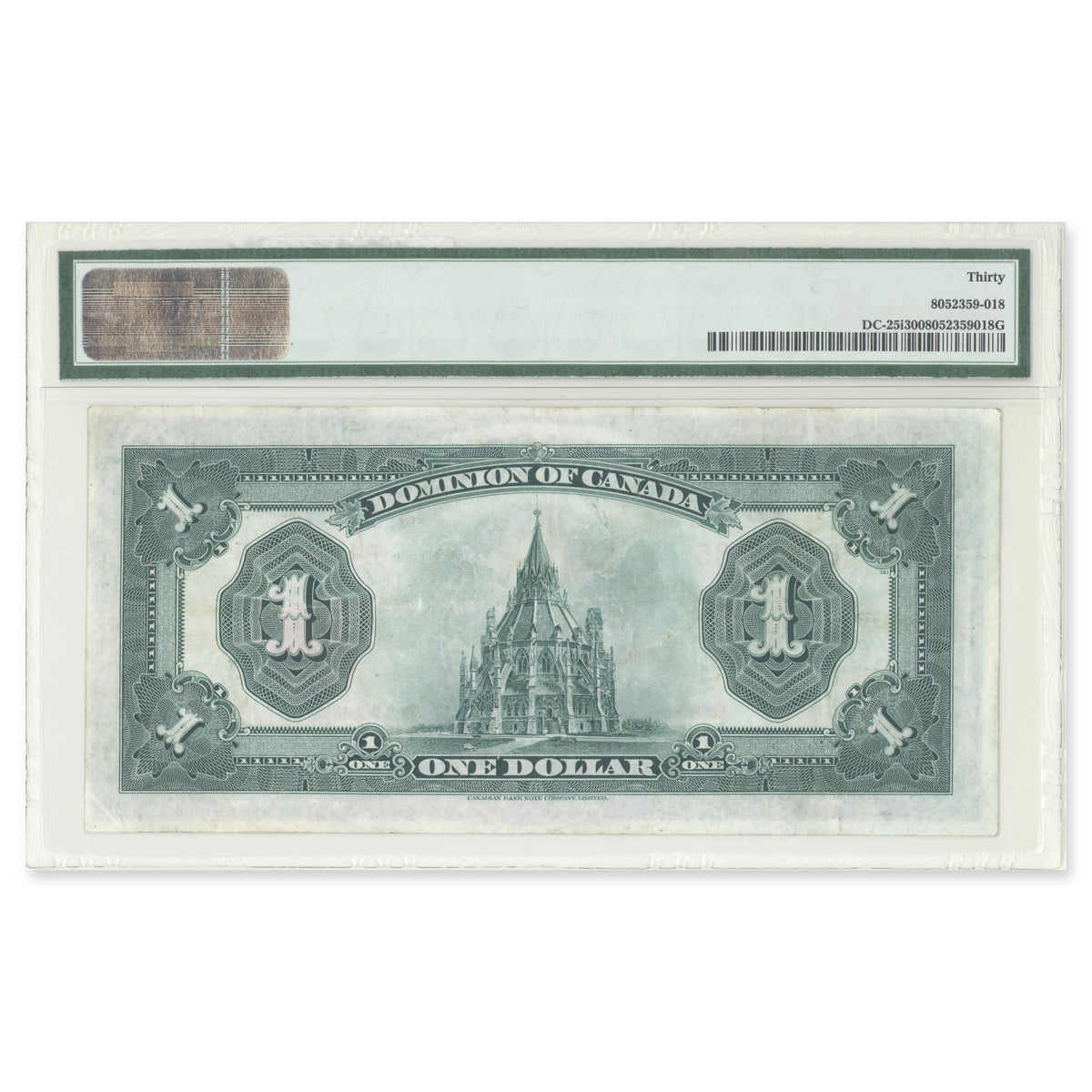 $1 1923 DC-25i McCavour-Saunders Prefix B PMG VF-30