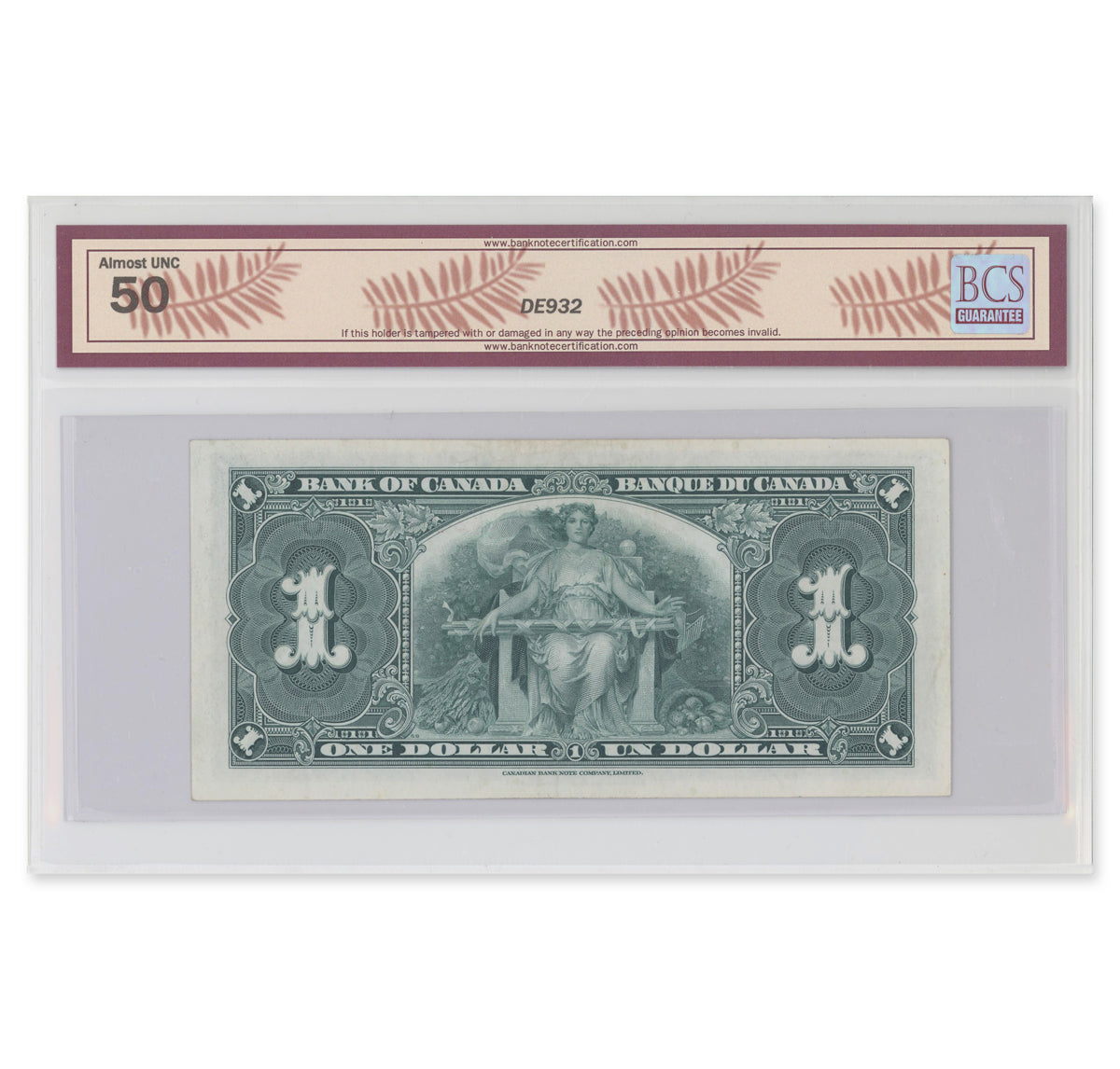 $1 1937 BC-21d Coyne-Towers Prefix U/N BCS AU-50