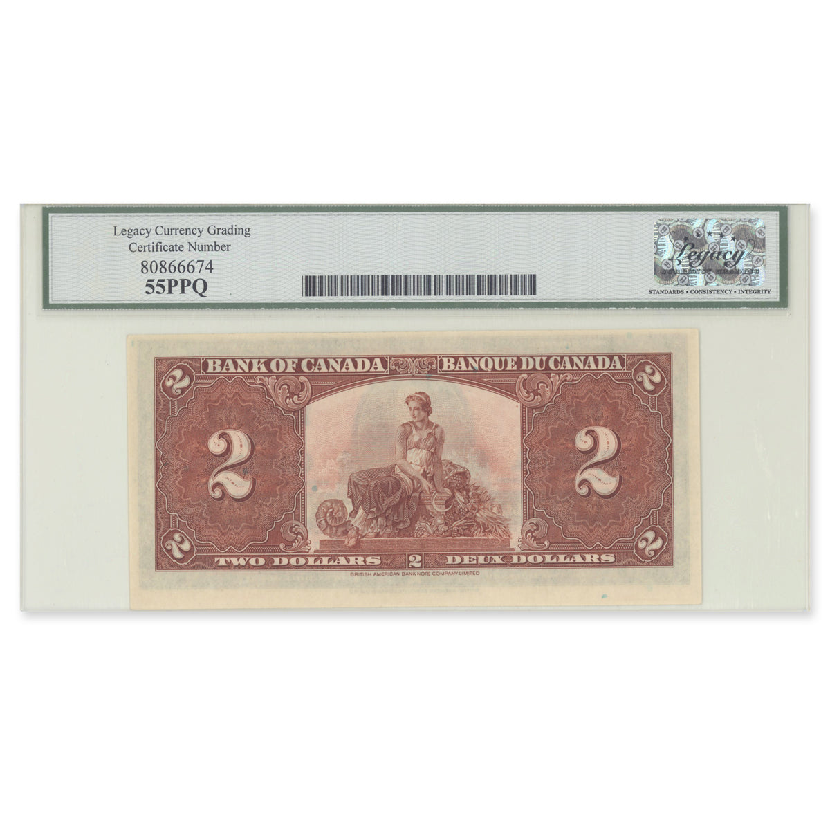$2 1937 BC-22b Gordon-Towers Prefix D/B Legacy AU-55
