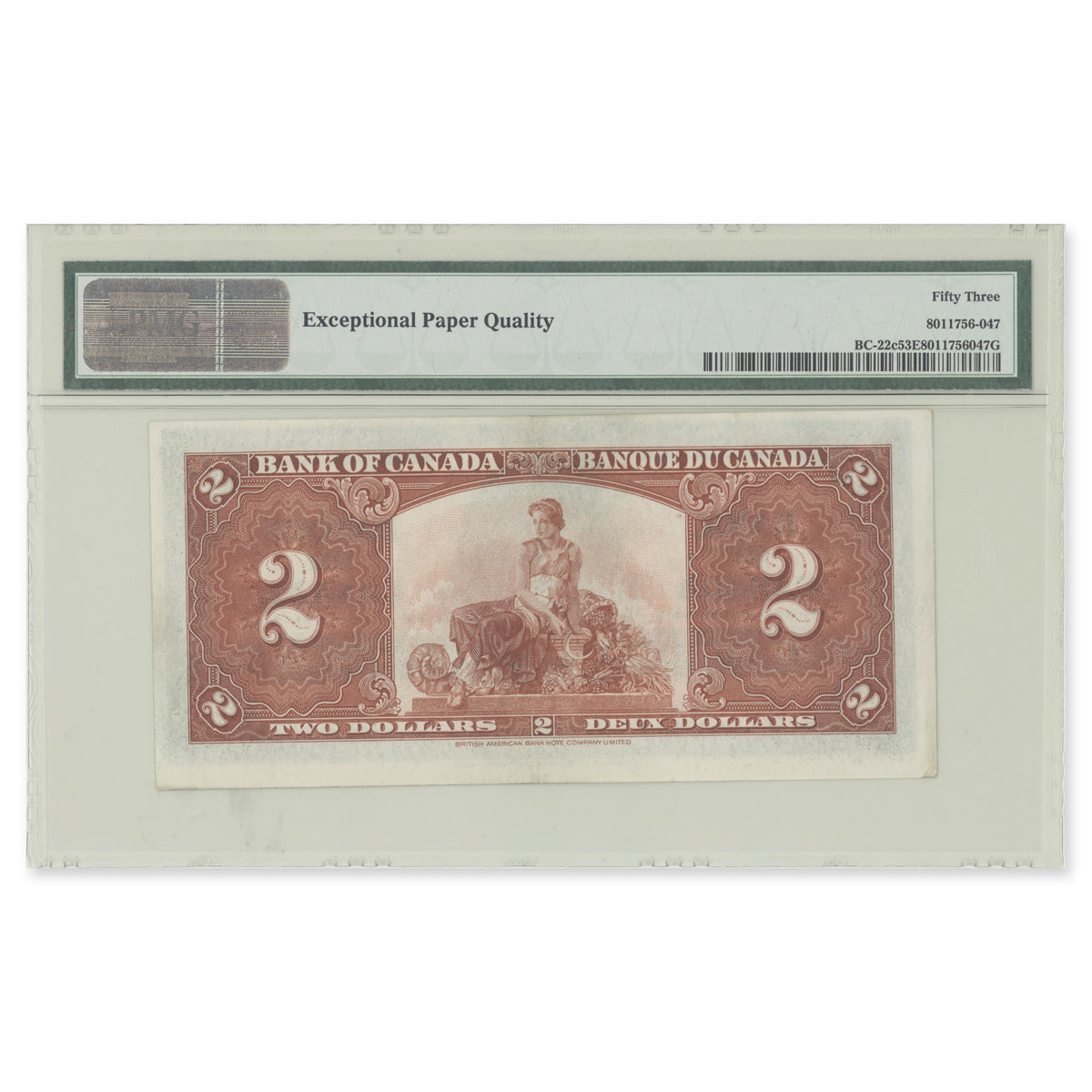 $2 1937 BC-22c Coyne-Towers Prefix E/R PMG AU-53