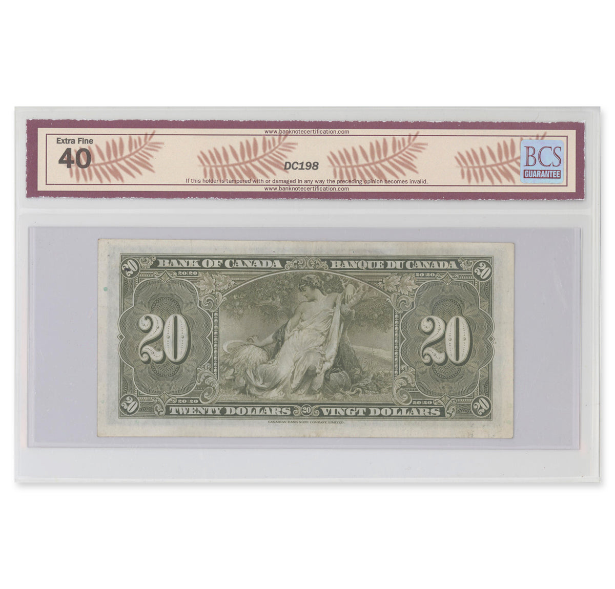 $20 1937 BC-25c Coyne-Towers Prefix J/E BCS EF-40
