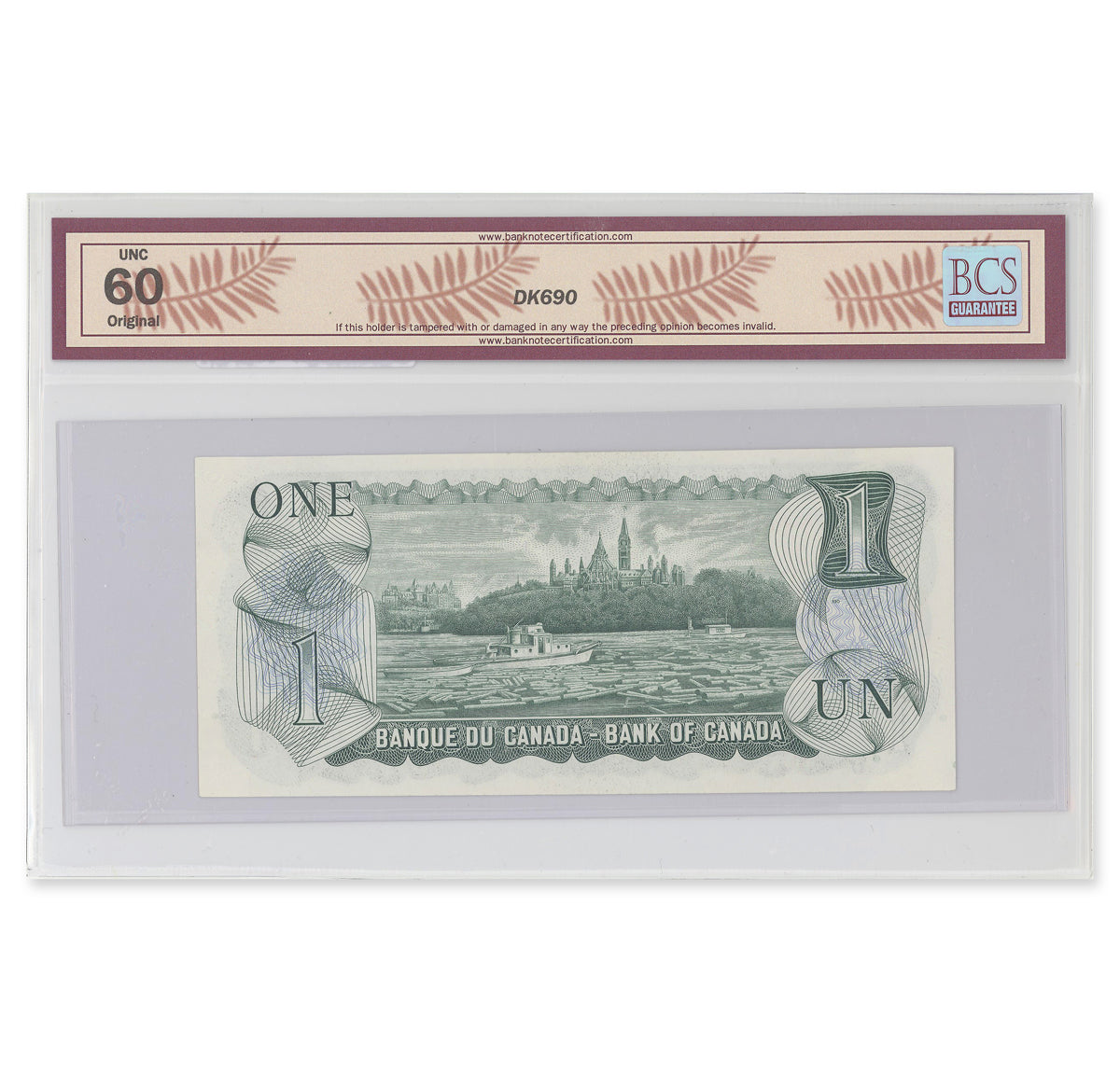 $1 1973 BC-46aA Lawson-Bouey Prefix *AL BCS UNC-60