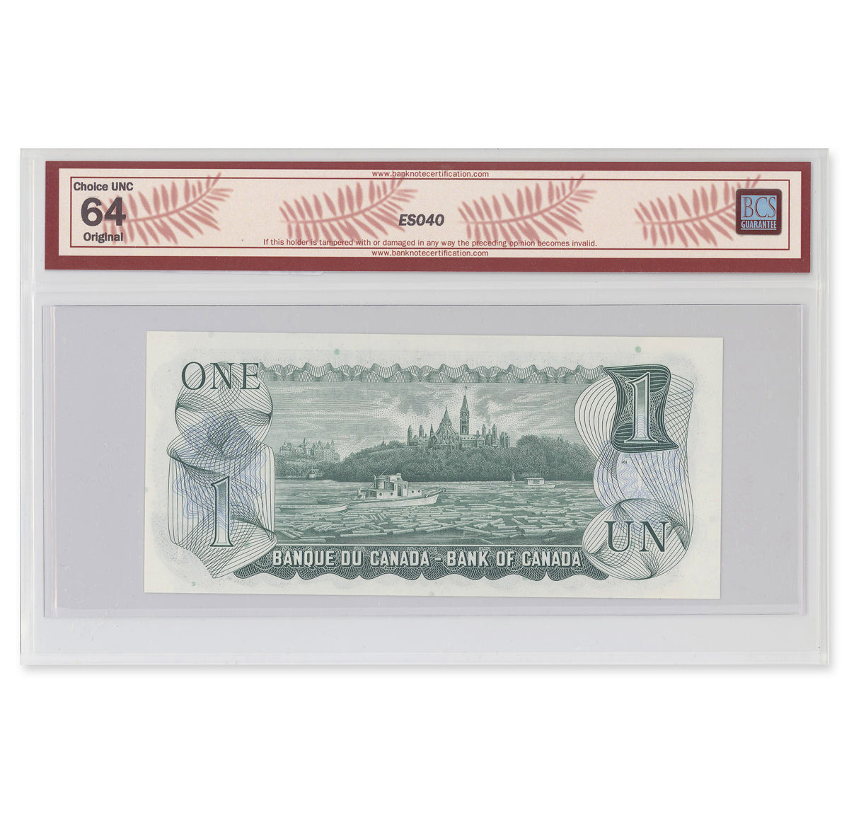 $1 1973 BC-46aA Lawson-Bouey Prefix *MR BCS CUNC-64