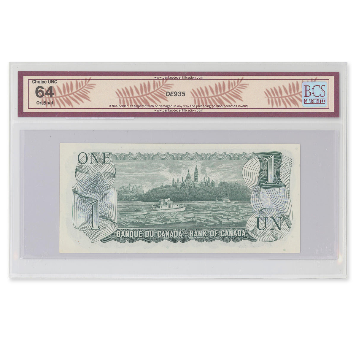 $1 1973 BC-46aA Lawson-Bouey Prefix *MM BCS CUNC-64