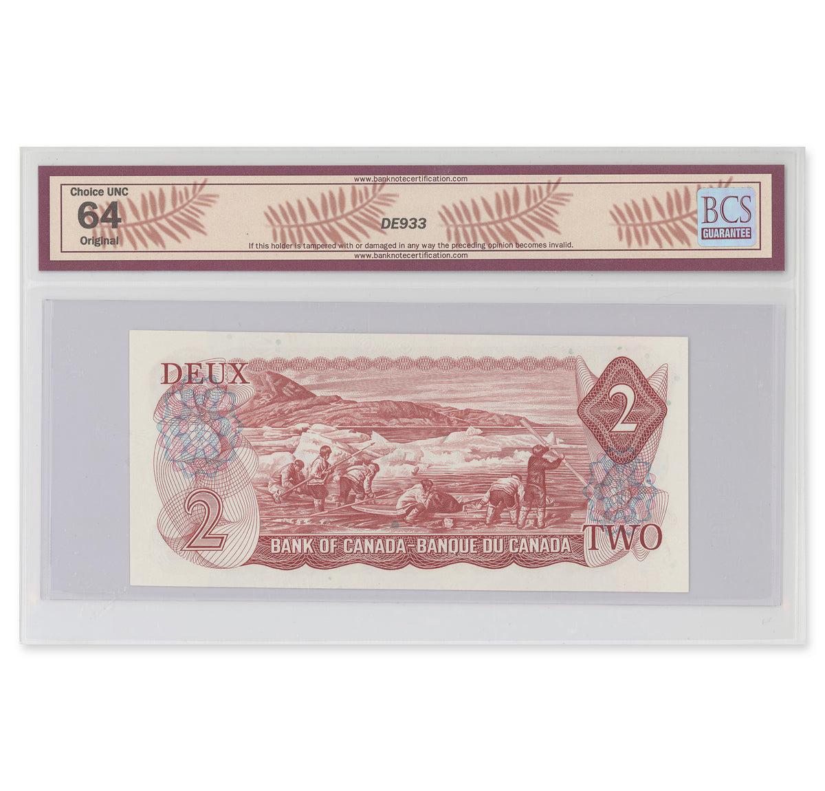 $2 1974 BC-47aA Lawson-Bouey Prefix *RE BCS UNC-60