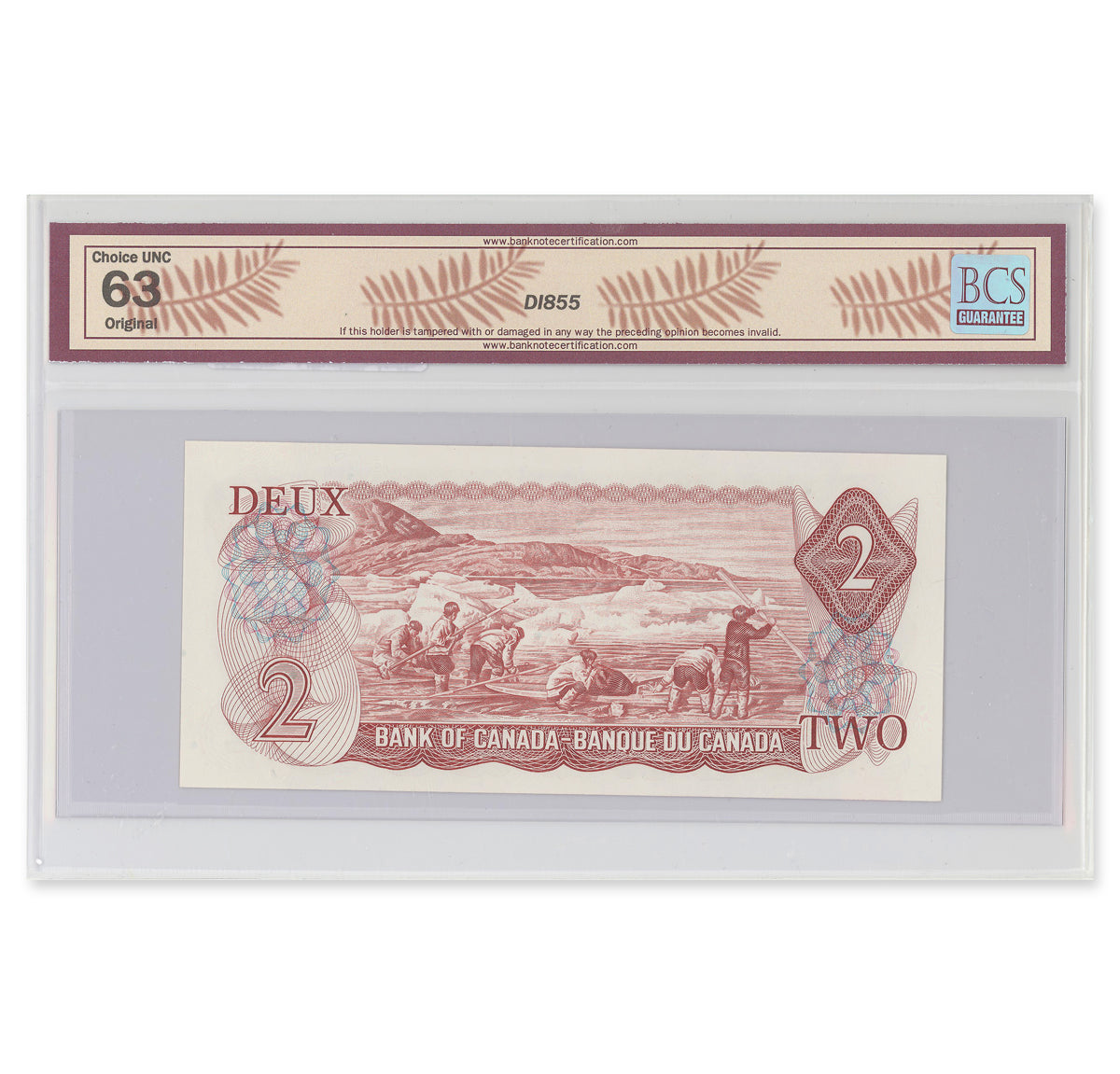 $2 1974 BC-47aA Lawson-Bouey Prefix *UG BCS CUNC-63