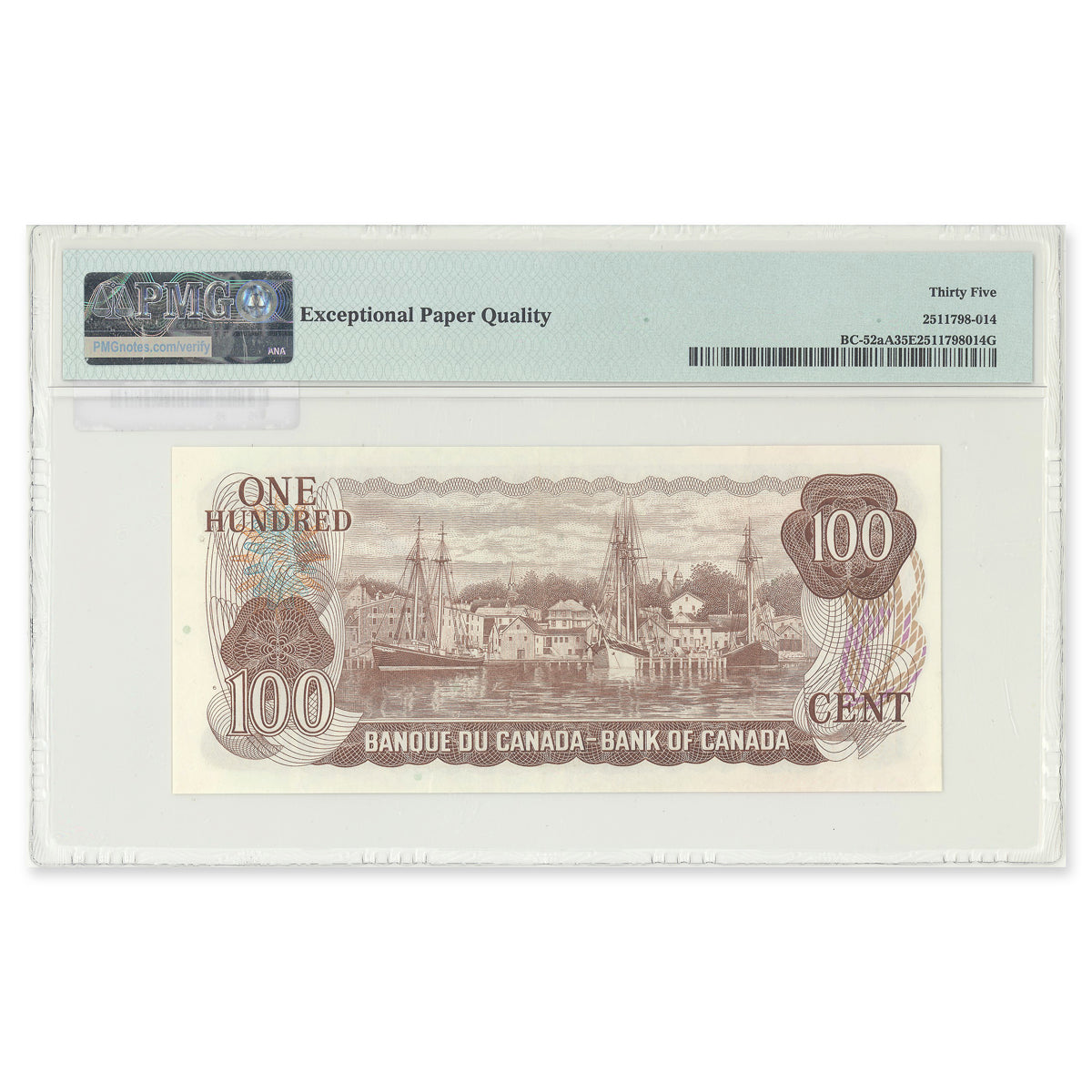 $100 1975 BC-52aA Lawson-Bouey Prefix *JA PMG VF-35