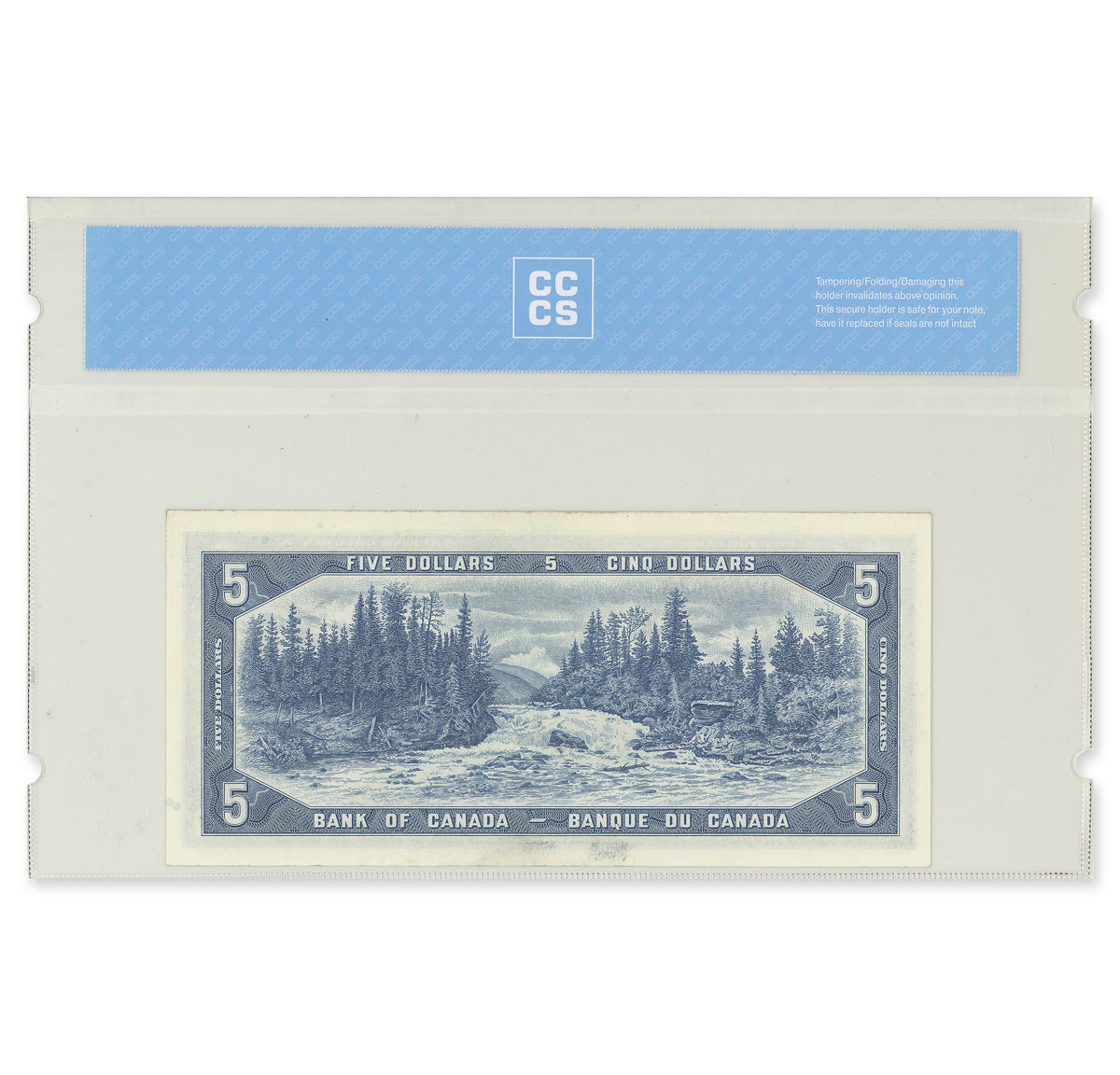 $5 1954 Modified Series BC-39bA Beattie-Rasminsky Prefix *W/S BCS VF-30