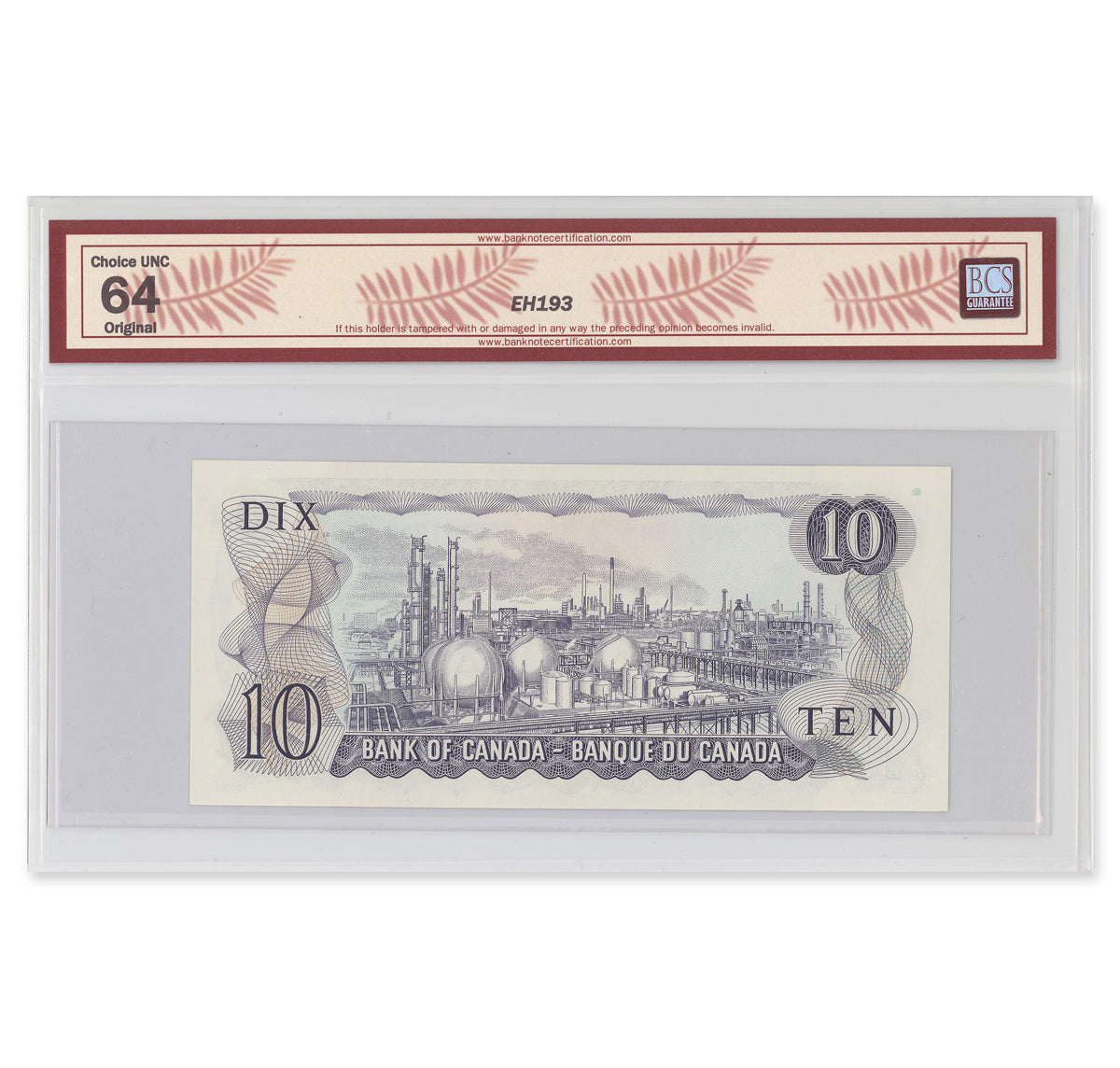 $10 1971 BC-49c-i Lawson-Bouey Prefix EDF BCS CUNC-64