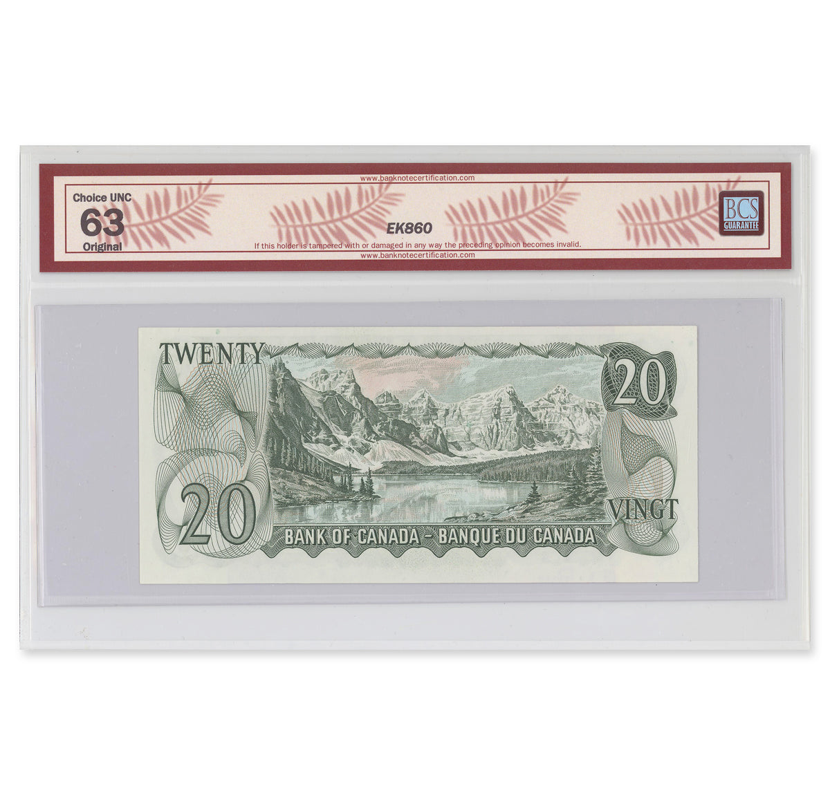 $20 1969 BC-50b Lawson-Bouey Prefix YE BCS CUNC-63