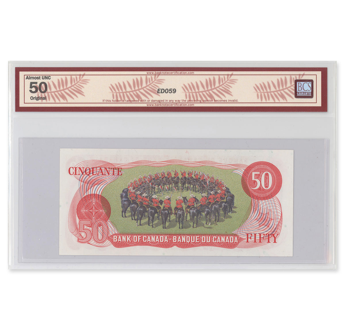 $50 1975 BC-51b Crow-Bouey Prefix EHN BCS AU-50