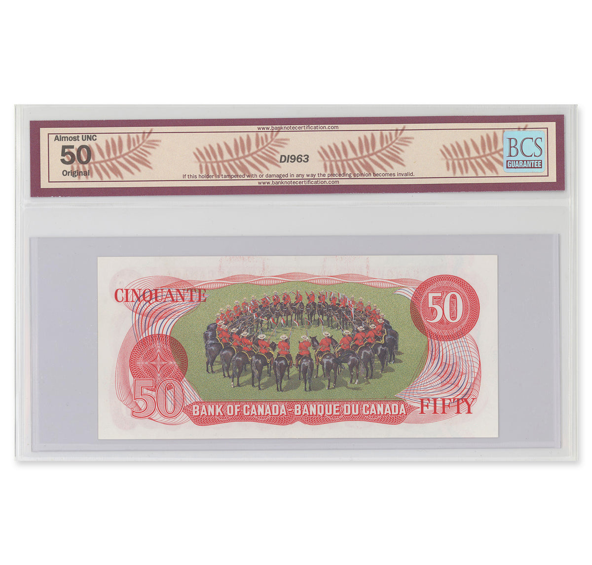 $50 1975 BC-51b Crow-Bouey Prefix EHM BCS AU-50