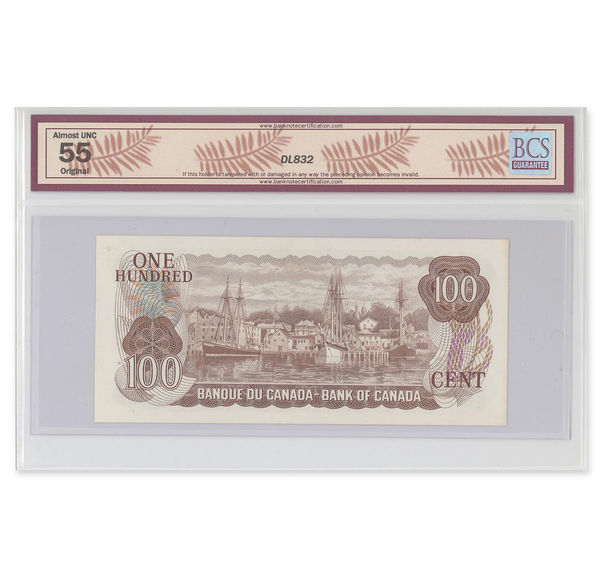 $100 1975 BC-552a-i Lawson-Bouey Prefix AJB BCS AU-55