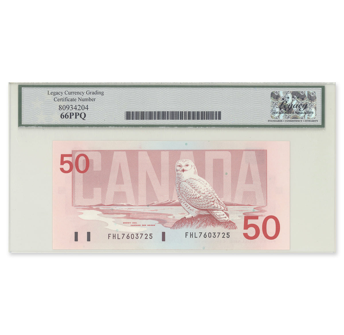 $50 1988 BC-59a Thiessen-Crow Prefix FHL Legacy GUNC-66