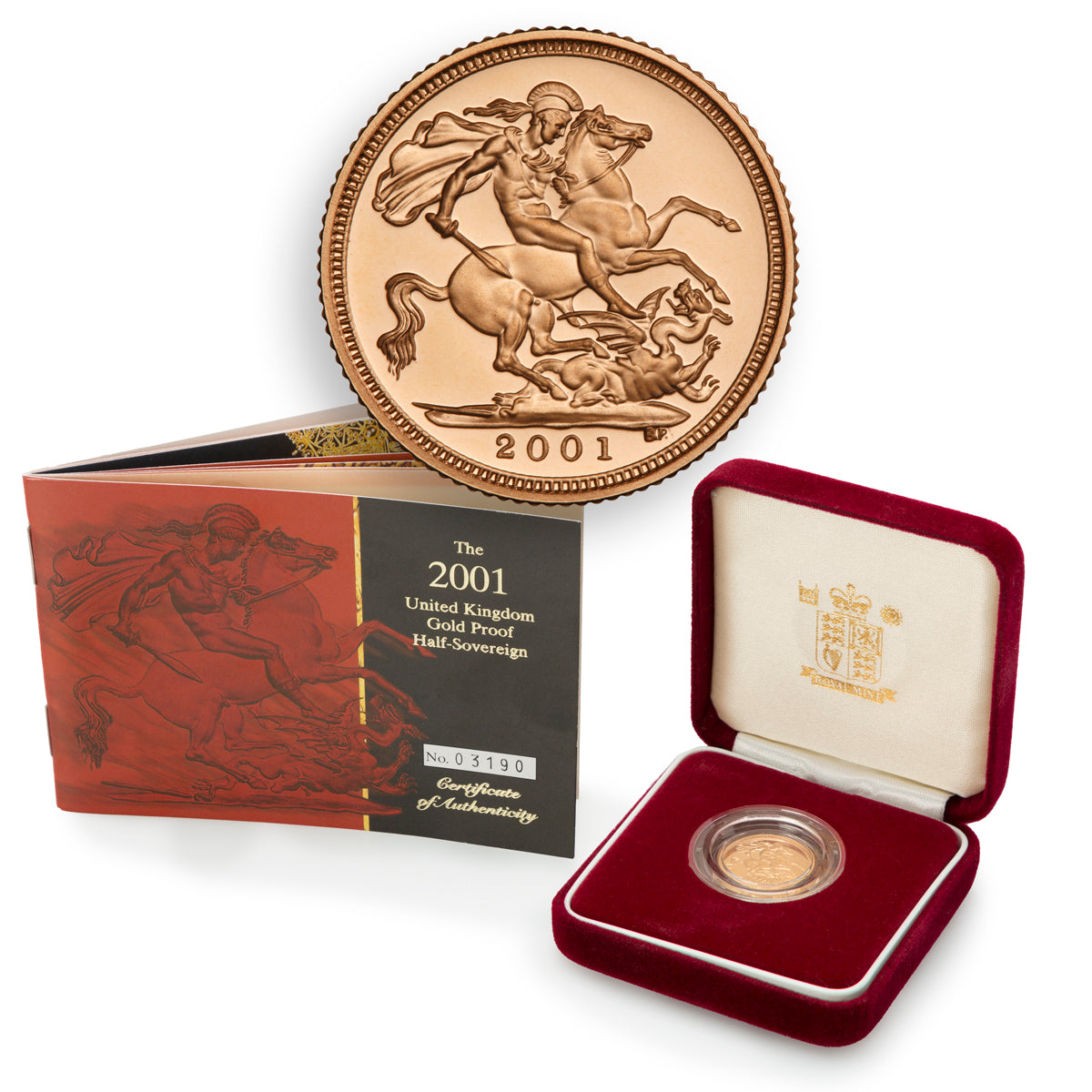 2001 Gold Proof Half Sovereign