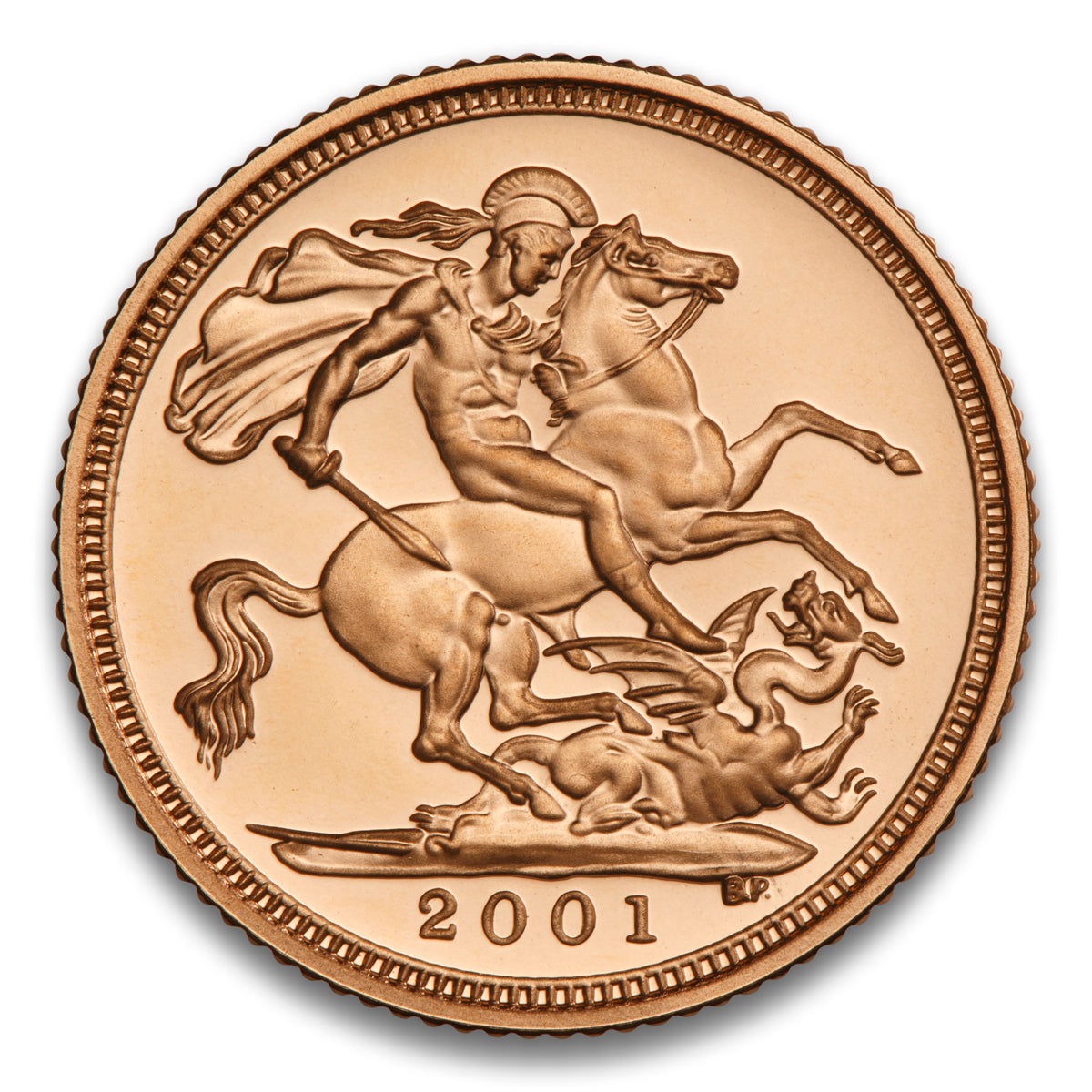 2001 Gold Proof Half Sovereign