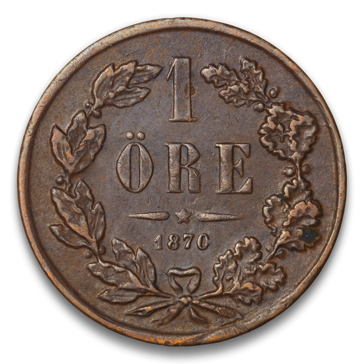 Sweden Base 1 Ore 1870