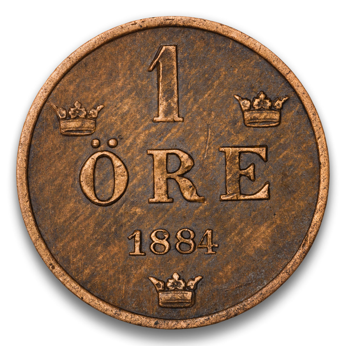 Sweden Base 1 Ore 1884