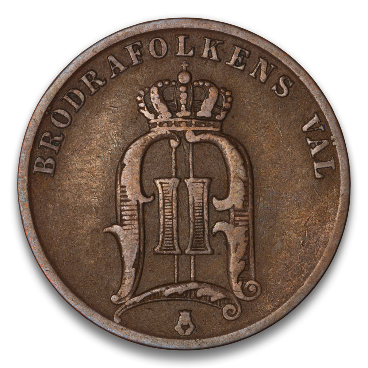 Sweden Base 2 Ore 1882