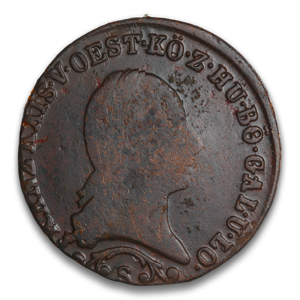 Austria Base 1 Kreuzer 1812 S