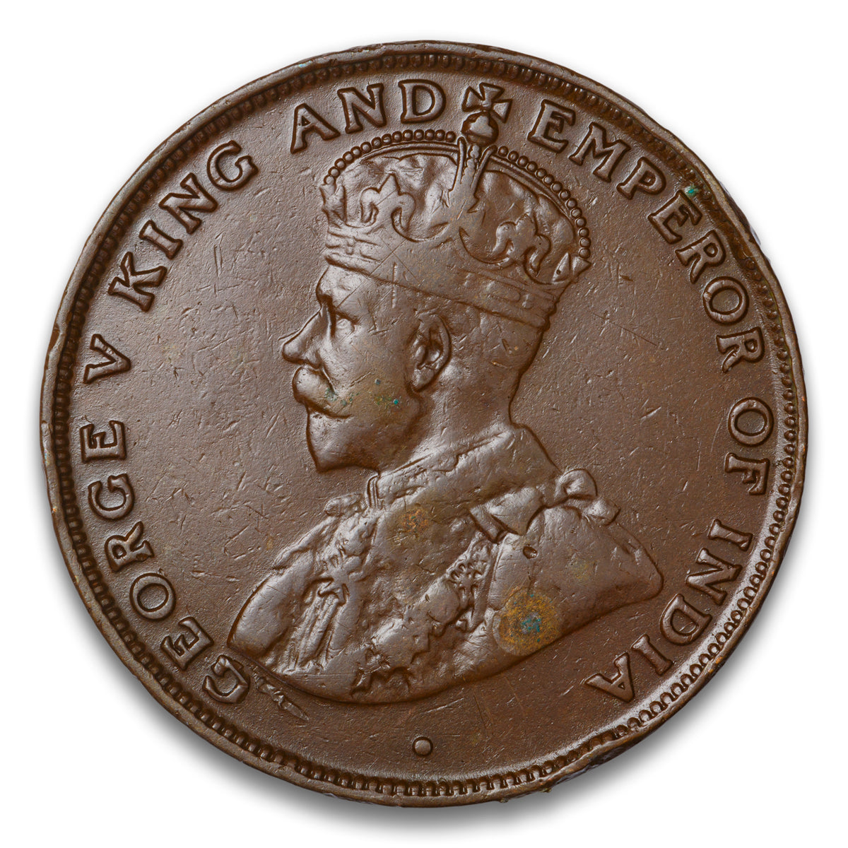 Hong Kong Base 1 Cent 1923