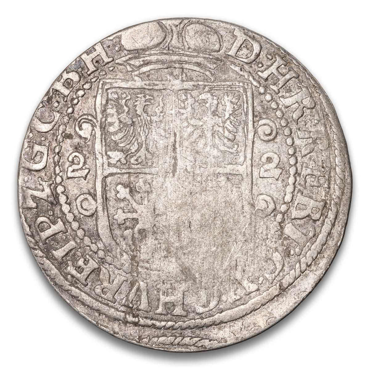 Brandenburg German State Silver 1/4 Thaler 1622