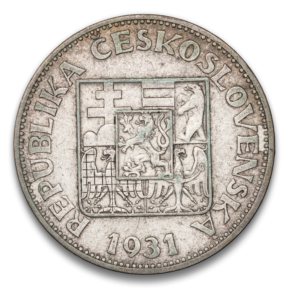 Czechoslovakia Silver 10 Korun 1931