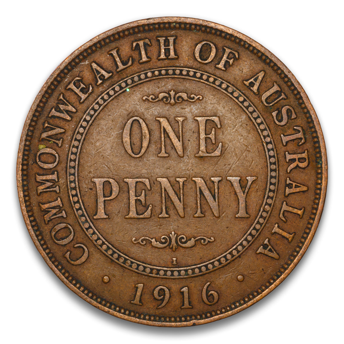 Australia Base 1 Penny 1916