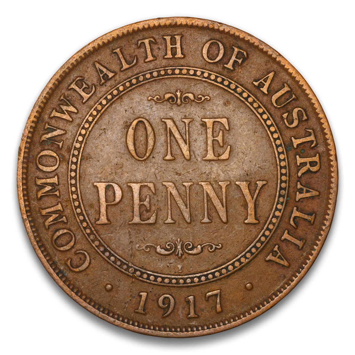 Australia Base 1 Penny 1917
