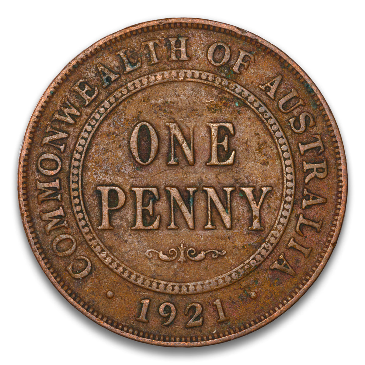 Australia Base 1 Penny 1921