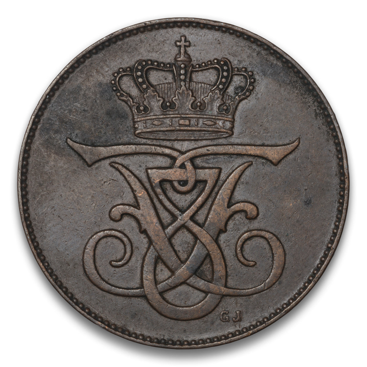 Denmark Base 5 Ore 1912 VBP