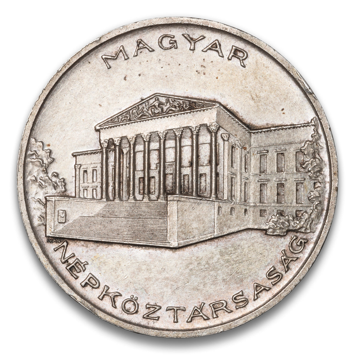 Hungary Silver 10 Forint 1956 BP