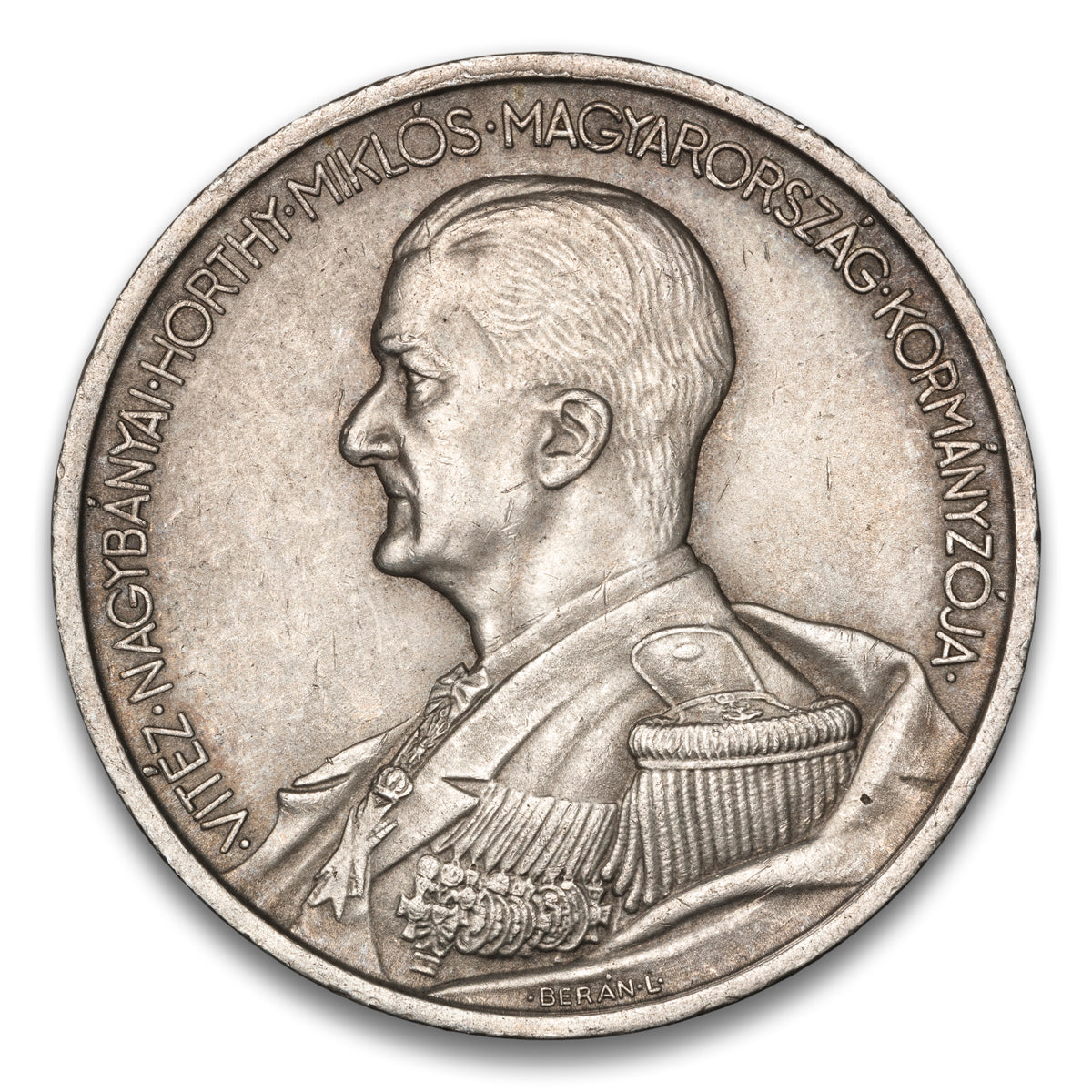 Hungary Silver 5 Pengo 1939