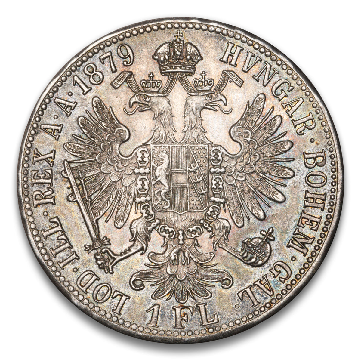 Austria Silver 1 Florin 1879