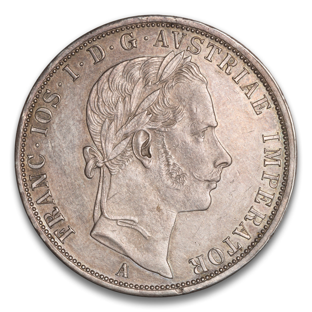 Austria Silver 2 Florin 1865 A